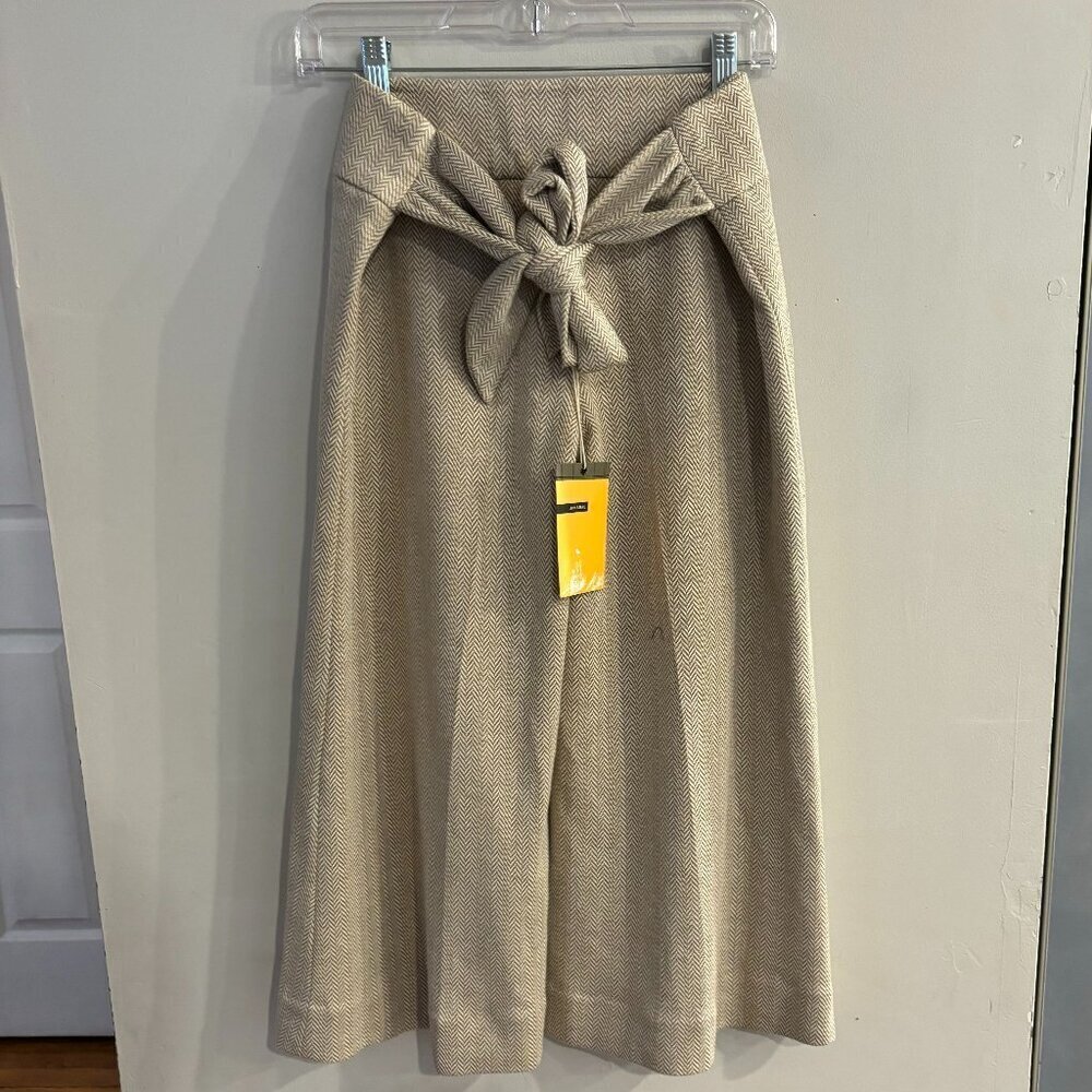 Wide Leg Beige Pants